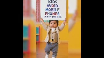 “Baby’s Powerful Message 📵 | Stop Mobile Addiction Before It’s Too Late!”