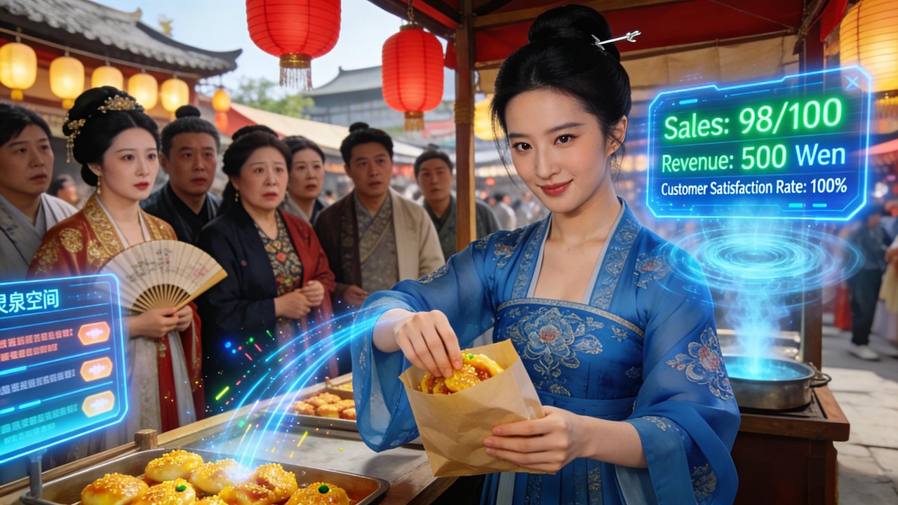 Transmigrated as a Weak Farmer's Wife? She Built Her Food Empire from Scratch with Space System！✨🔥