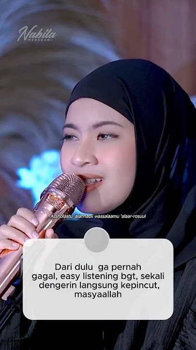 ASSHOLATU 'ALANNABI  |  (Cover) Nabila Maharani  #nabilamaharni #ramadhan #musik
