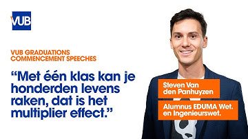 Class of 2025 | Commencement speech Steven Van den Panhuyzen