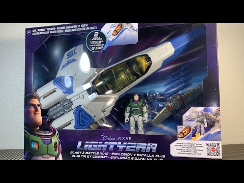 Lightyear 2022 Disney Pixar Blast & Battle XL-15 Spaceship for 4” Figures Mattel Target Toy Review