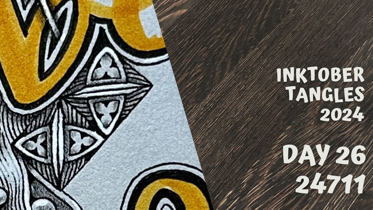 Inktober Tangles 2024 - Day 26 - 24711