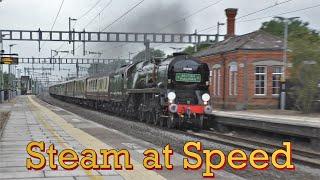 Steam Trains at Speed On The Mainline  Volume 1