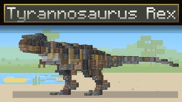 Minecraft | How To Build: Tyrannosaurus Rex (Jurassic World Rebirth) [1.5x scale]