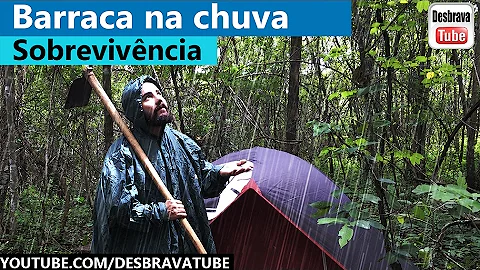 O que fazer com chuva em barraca?