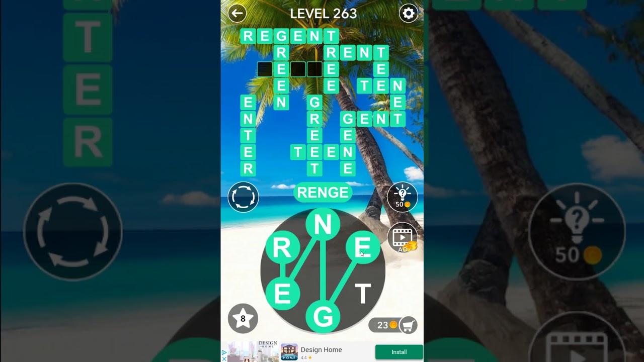 Word Crossword Search level 263
