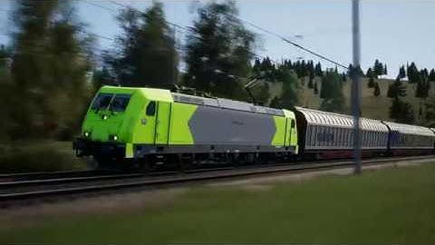 TSW - Main Spessart Bahn - DB BR 185.3 Freight PART 2