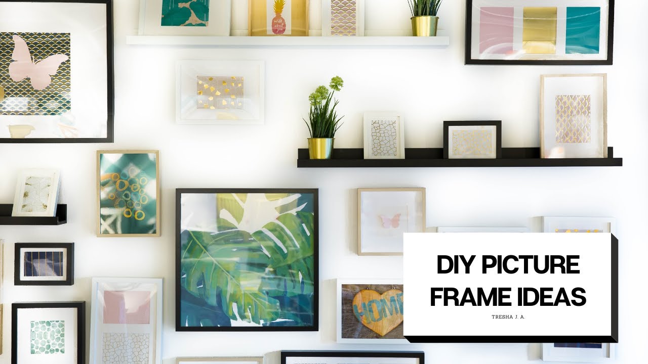 Diy 3D Dollar Tree Wall Art - Youtube