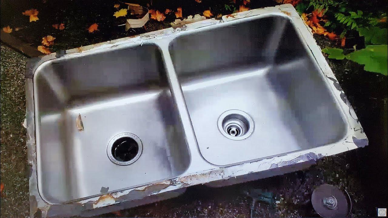 Undermount Sink Falling off Repair. Установка раковины YouTube