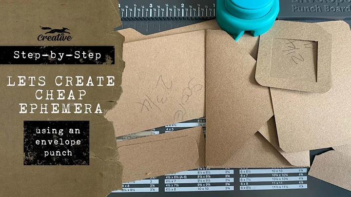 Step-by-Step: Making Cheap & Easy Ephemera (Envelope Punch Board Tutorial)