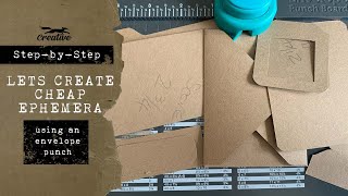 Step-by-Step: Making Cheap & Easy Ephemera (Envelope Punch Board Tutorial)