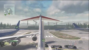 How to get on the plane on Terminal on MW2 (without a strafe or knife)