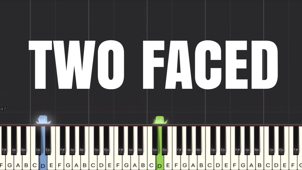 Linkin Park - Two Faced Piano Tutorial