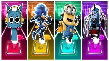 Incredibox Sprunki Complex Carousel Squid CYBERWORM SONIC SPIDER-MINION Thomas The Train Eater