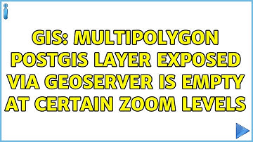 GIS: Multipolygon postgis layer exposed via geoserver is empty at certain zoom levels
