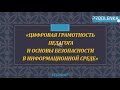 Вебинар «Цифровая грамотность педагога и основы безопасности в информационной среде»