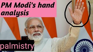 PM Modi's hand analysis | palmistry in hindi | Hand reading