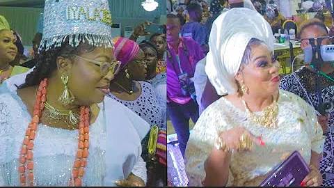 Gani Adams's Wife Came Out To Dance As Princess Kolade Storm In With Style