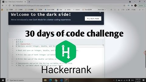 hackerrank || hackerrank problem solving || hackerrank 30 days of code || hackerrank python