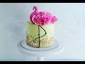 Декор торта "Фламинго"