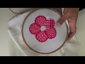 Hand Embroidery | Fantasy Flower Stitch | Bordado Fantasía | Hand Embroidery Tutorial For Beginners