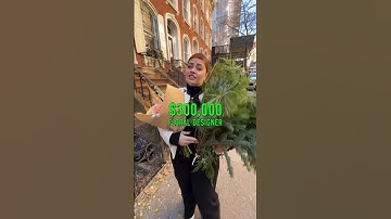 Working As A FLORAL DESIGNER For A Day #shorts #nyc