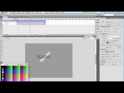 Video: Sådan Oprettes Effekter I Flash