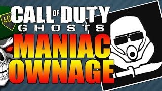 COD Ghosts MANIAC JUGGERNAUT KILLSTREAK GAMEPLAY! Call of Duty: Ghost Knife Jugg Multiplayer Online Net Worth