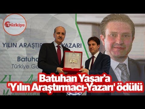 İhlas Medya Ankara Temsilcisi Batuhan Yaşar'a 'Yılın Araştırmacı-Yazarı' Ödülü