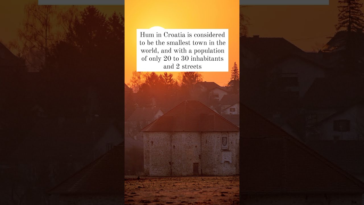 Hum Croatia Shorts Viral Travelfacts Town Fyp