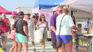 Grand opening of Times Square farmers market on Fort Myers Beach