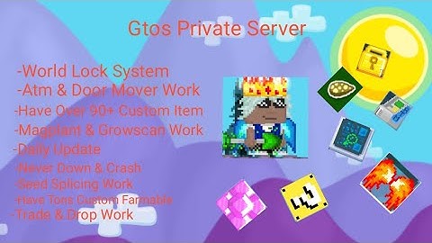 Gtos Private Server All Working And Tons Of custom item