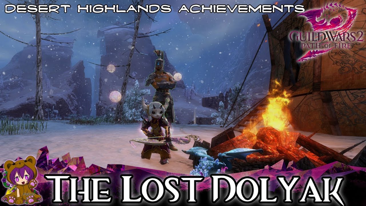 GW2 The Lost Dolyak (Desert Highlands Achievement)