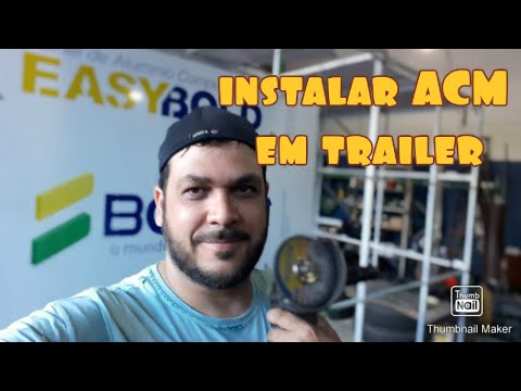 ACM - revestindo trailer com chapa ACM