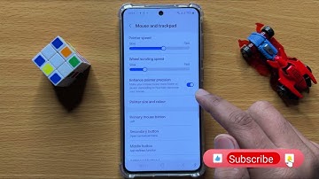 How to Enable/Disable Mouse & Trackpad Enhance Pointer Precision Samsung Galaxy S24