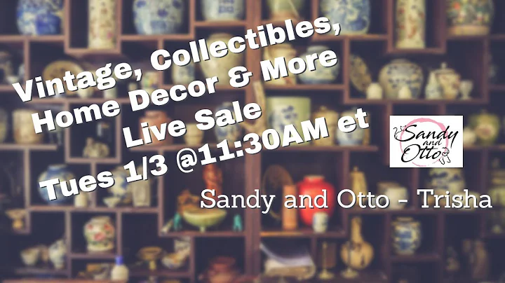 Live Vintage Sale & Chat | Jan 3, 2023 @11:30am et...