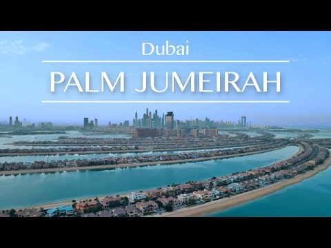 [DUBAI] 4K Drone | Palm Jumeirah | Summer morning | Atlantis, Sofitel