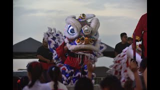 Lion dance at Asian World Night Market 04/01/2023