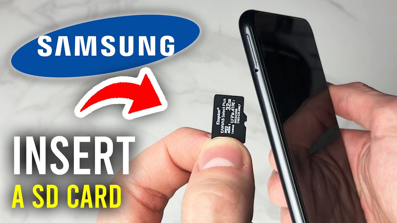 How To Insert SD Card In Samsung Phone - Full Guide - YouTube