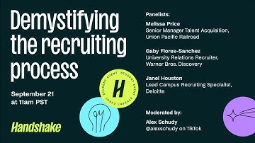 Demystifying the recruiting process | Campus to Career