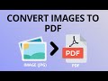 How to convert picture to pdf file in mobile, laptop