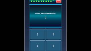 Math Fraction Practice (Android game) screenshot 2