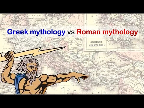 similarities AND differences between Greek and Roman Mythology