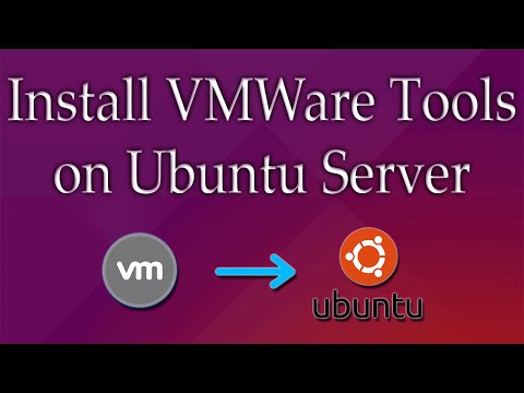Install VMWare Tools on Ubuntu Server