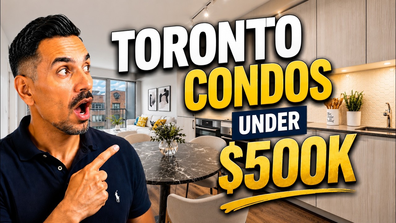 Toronto Condos Under $500K - Here 's What You Get || Shameer Arain || The 6 Realtor
