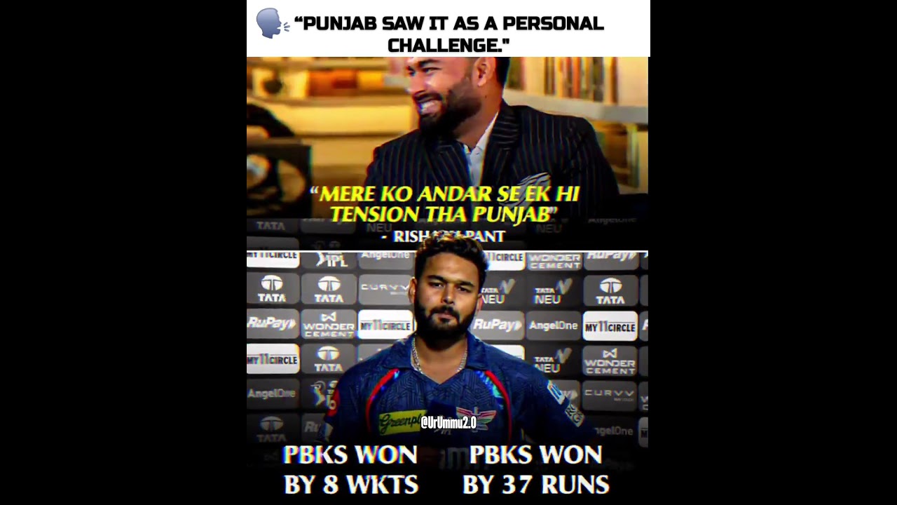 PBKS LOVE RISHABH PANT 🎀 