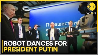 Sberbank Unveils Green Humanoid Robot In Moscow, Dances For Putin Wion