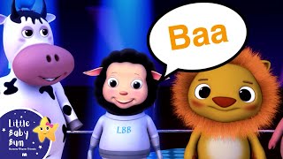 Video thumbnail of "The Animal Sounds | Nursery Rhymes for Babies by LittleBabyBum - ABCs and 123s"