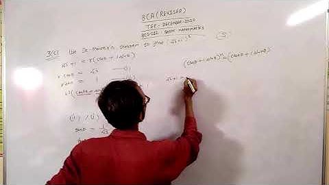 Use De-Moivre’s theorem to find cube of (root 3 + i) | IGNOU BCS-012 December 2020 TEE Q3c Solution