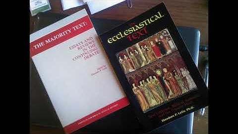 Pastor Jeff Riddle’s rejoinder to James White on the Ecclesiastical Text (part 1) (audio only)